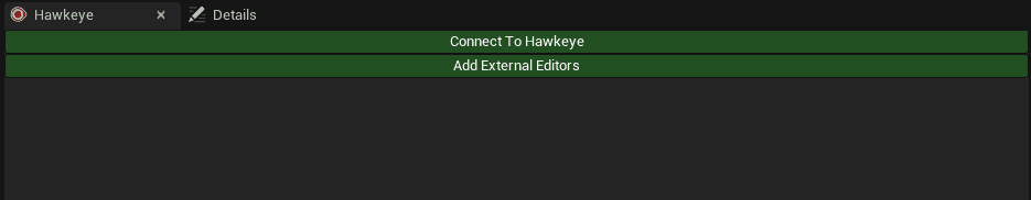 Screenshot of what it looks like on first start